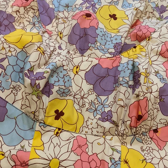 Vintage 50's Brigance Sports Maker floral dress. Size 4 - Picture 6 of 11